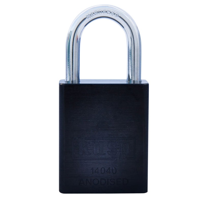 Kasp K14040BLAD Aluminium Padlock, 40 mm, Black