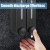 Liquid Soap Dispenser Wall Mount, 2 Chamber Bathroom Shower Pump