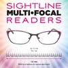 Sightline Multifocus Progressive Power Reading Glasses R404 Medium Fit Cat-Eye
