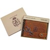 Baron of Maltzahn Men's Chain Wallet ABRAMOVICH brown genuine leather