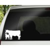 Cow & Calf Decal | Ranch Car Sticker | 6.5"