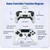 Jersonn Wireless Controller Compatible with PS4/Pro/Slim/PC, with Dual Vibration, 1200mAh