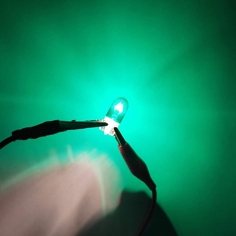 Yifengshun T10 Small Halogen Light Bulb Green,Super Bright 194 W5W