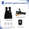BeardLAD Beard Catcher Bib, Apron Cape, Catches Beard Trimmings to