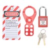 Lockout Tagout Kit With Safety Hasp Padlock Loto Tag Keys