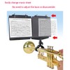 Universal Marching Band Lyre with 10 Double-Sided Folio Pages clarinet