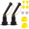 Gas Can Spout Replacement Pour Nozzle Kit with Gasket Stopper