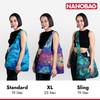 Nanobag - Ultra-Lightweight Compact Tote Shopping Bag - Reusable, Tiny