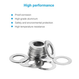 XTVTX 540 Piece Oil Drain Seals Set 10 Sizes (M6 M8 M10 M12 M14 M16 M18 M20 M22 M24)