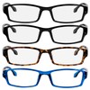 TruVision Readers - 9501HP - 4 pk -2 Black 1Tort