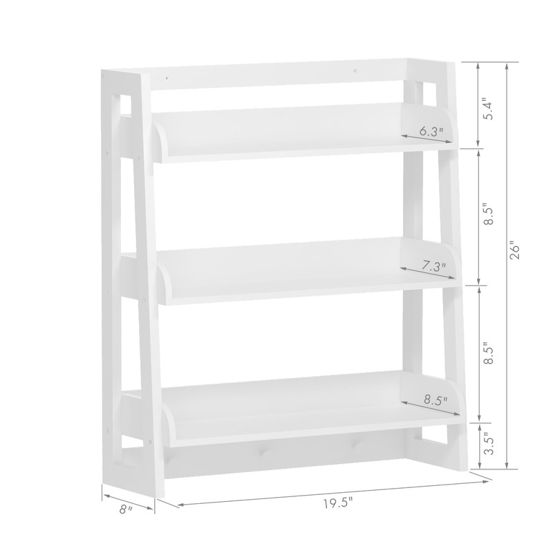 UTEX Bathroom Wall Shelf, Over Toilet Storage Shelf Organizer, 3-Tier