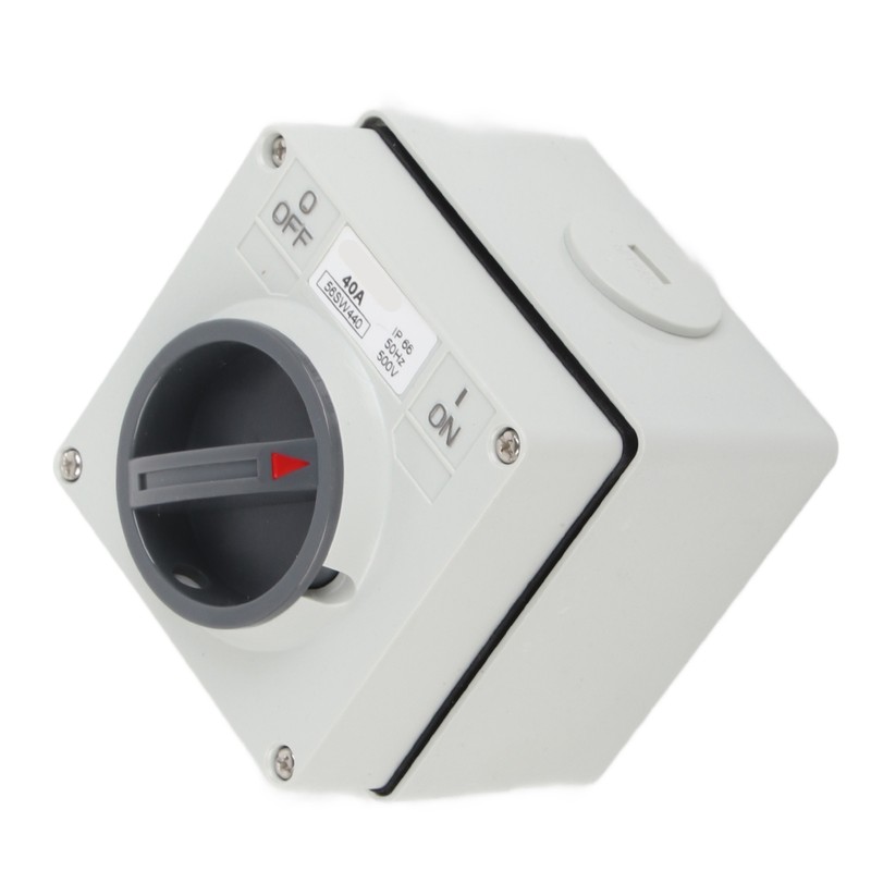 Outdoor Waterproof Switch Socket Isolation Dustproof Rotary OnOff Buttons Indicators