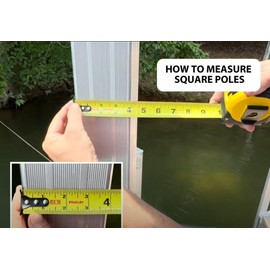 DockBloxx Heavy-Duty Life Vest Holder – Collapsible Dock Organizer for PFDs & Floats – UV-Resistant, No-Drill Easy Install – Made in USA – Fits a 2" Square Post