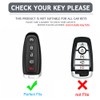 Key Fob Cover for Ford with Keychain Explorer Edge Expedition