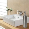 350ml Soap Dispenser Stainless Steel Liquid Soap Pump Dispenser Refill