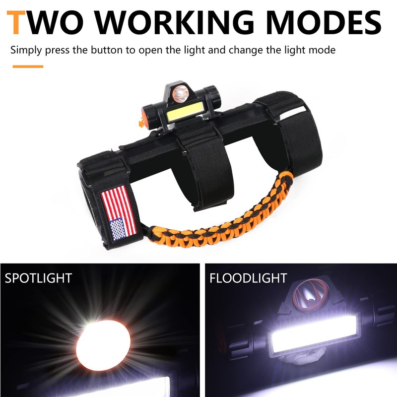 RERPRO Roll Bar Grab Handles with Dome Light for 1945-2025
