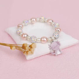 Cute Axolotl Bracelet for Her Who Loved Axolotl, Axolotl Gifts for Graduation Birthday Gifts for Axolotl Lovers Kawaii Jewelry (Stretch-Pink)