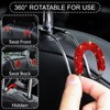 Soleebee 2 Pack Bling Car Headrest Hooks Crystal Rhinestones Universal