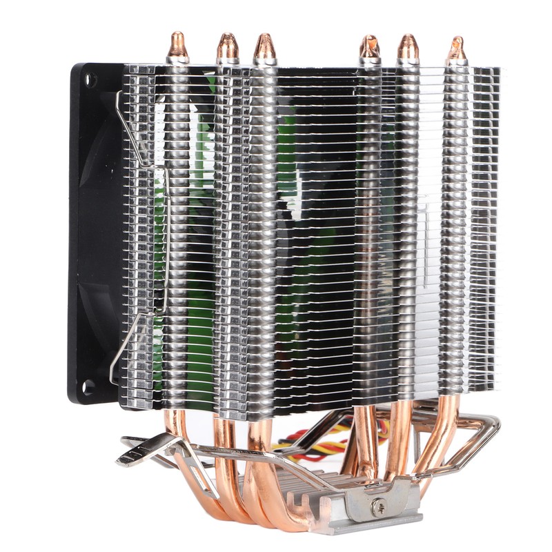CPU Fan 4 Heatpipes 90mm 3pin Noiseless Plug and Play