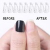 HiMo 10PC Plastic Acrylic Nail Art Soak Off Cap Clip