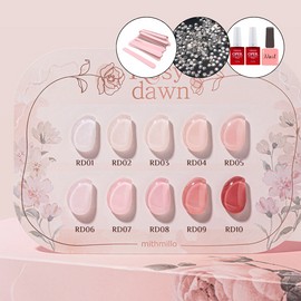 classic nail Miss Milo Rosidon Non-wipe Syrup Gel 10-piece set / 미스밀로 로지던 논와이프 시럽젤 10종 세트