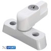 XFORT® 4 Pack Door Jammer and Window Locks for uPVC