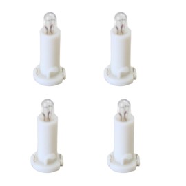 LXAUTOPCH HVAC Control Neo-Wedge Bulb With White Socket(Set of 4pcs) Fit for Honda CR-V 2002-2006 Replace#79670-SL0-A01 79672-S3N-N41