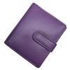 TheGloveHut Unisex Genuine Leather Credit Card Holder 20 Cards RFID