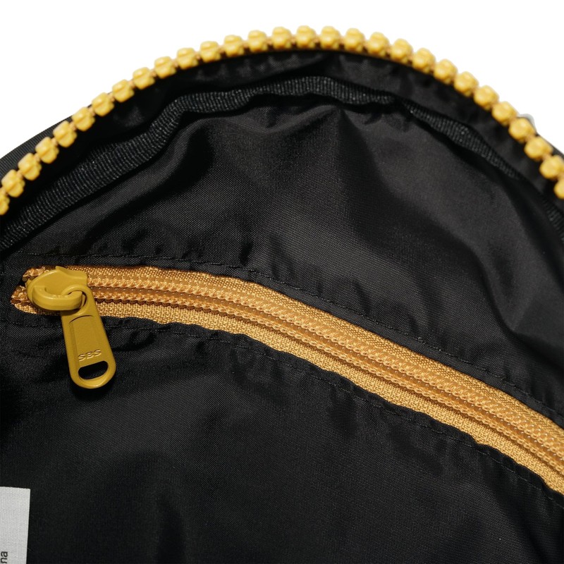 ROKA London All Black Paddington B Small Recycled Nylon, Corn,