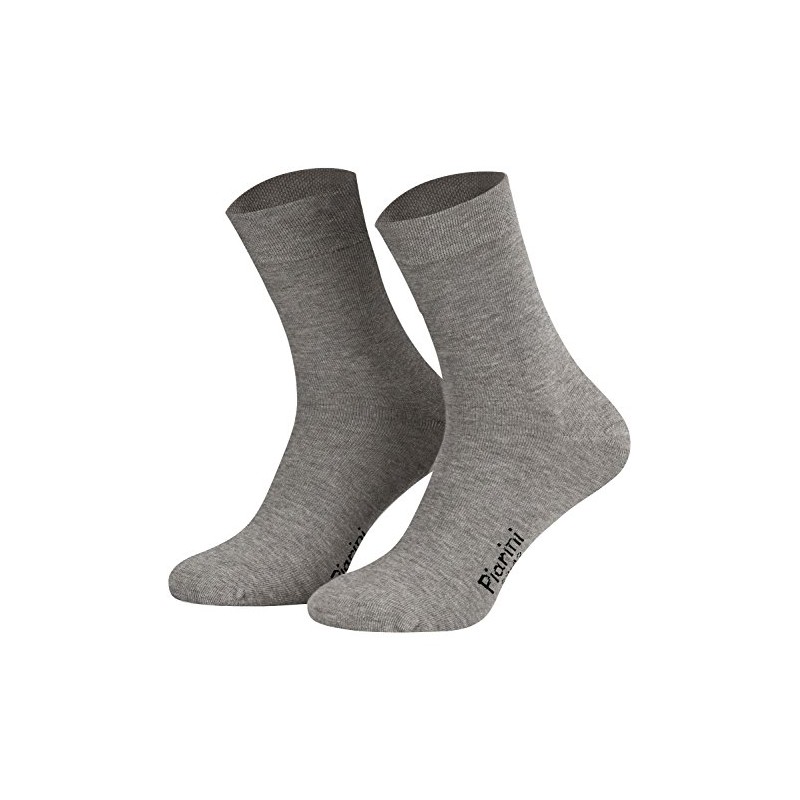 Piarini Business Socks, Suit Socks Without Elastic Top, Cotton, Men's