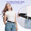 NQIYOOH No Show Elastic Belts for Women with Invisible Flat