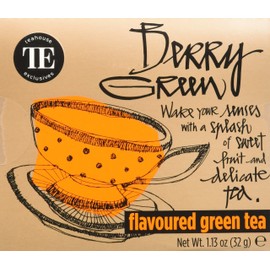 TE - Teahouse Exclusives Everyday Tea Berry Green 16 Bags Pack of 2 (2 x 32 g)