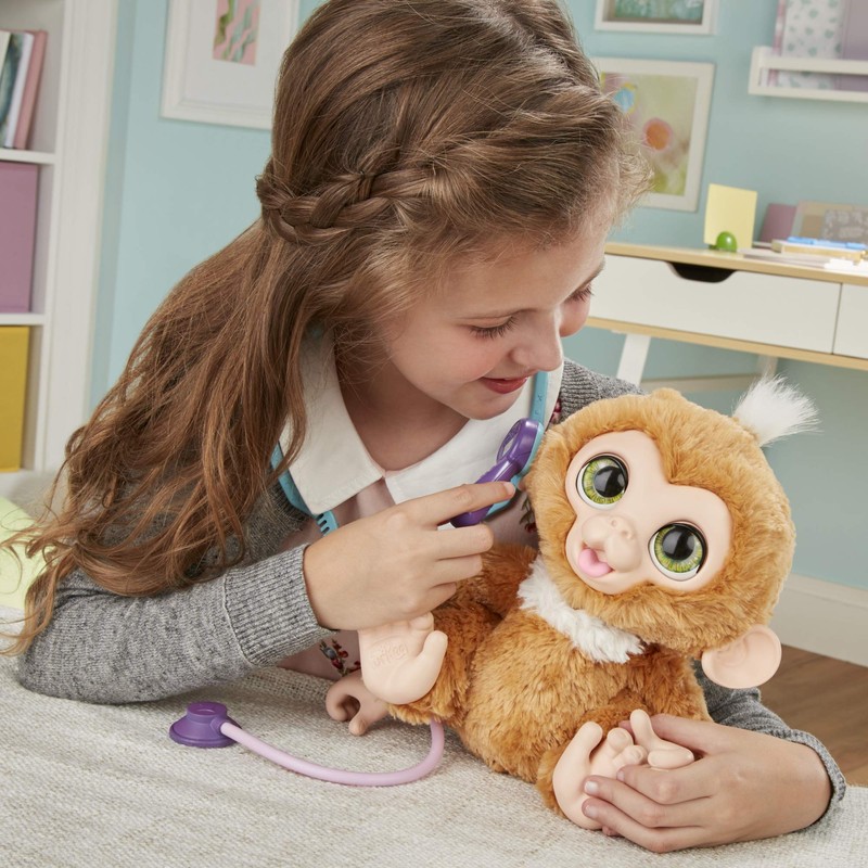 Hasbro FurReal E0367EU4 - Small Patient Zandi Interactive Soft Toy