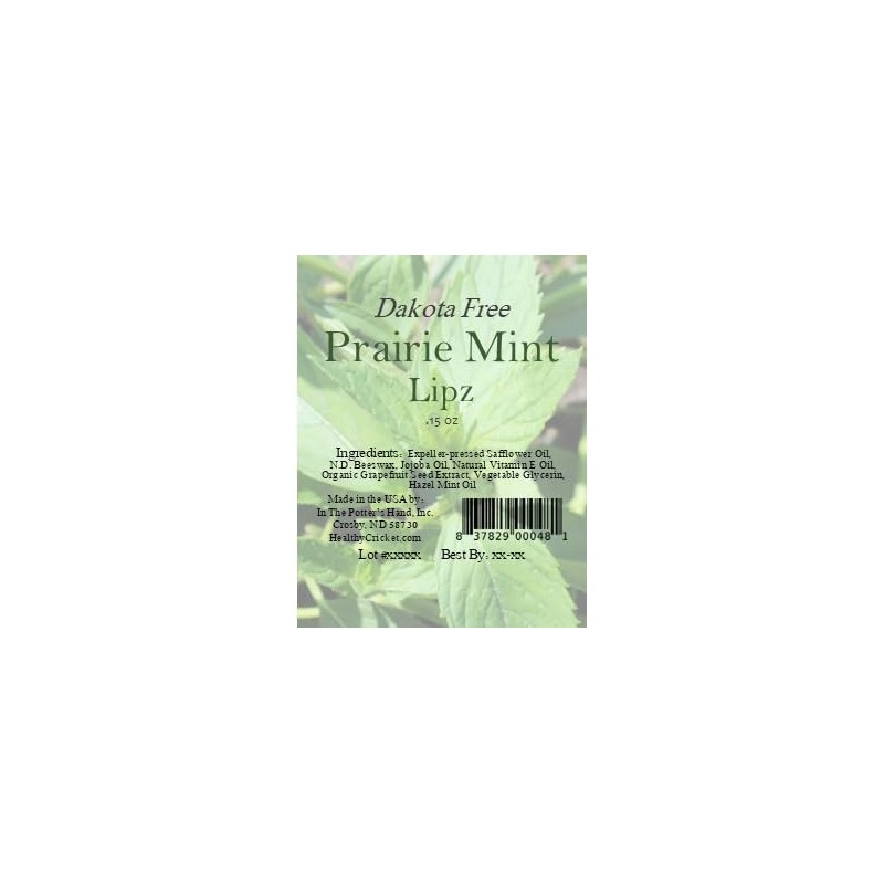 Bálsamo labial Prairie Mint Lipz .15 oz