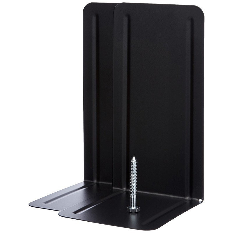 Alco 4303-11 Metal Bookends Black 130 x 240 x 140