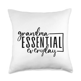 Grandma Essential Everyday Family Design Grandma Essential Everyday Cool Family Design Throw Pillow, 18x18, Multicolor