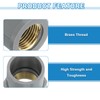 sourcing map 3 Pcs PVC Pipe Fittings, 25mm 1/2 PT