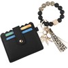 Guran Wristlet Wallet Bracelet Keychain,Card Holder Purse Tassel Keychain Bangle