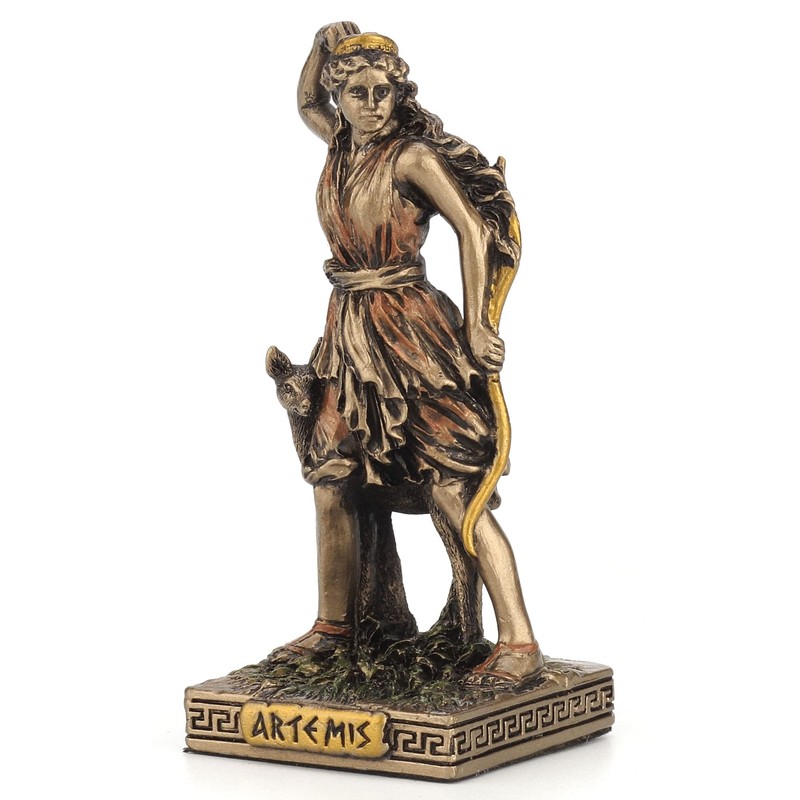Veronese Design Greek Gods Miniature Figurine (Artemis, Bronze)