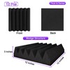 TroyStudio Thick Acoustic Foam Panels, 12 X 12 X 3