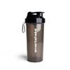 SmartShake LITE Negro 1000 ml, Botella Mezcladora de Proteínas, Libre