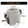 JNXQWE U-Clip Snap-in Med. Base Socket,Medium Base Keyless Socket,Porcelain Snap-in
