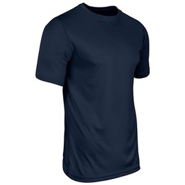 Champro Men's Standard Vision Lightweight Polyester T-Shirt Jersey, Navy, Adult Medium