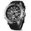 PINDOWS Watch for Men, Waterproof Big Dial Analog Digital Sport