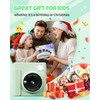 TIATUA Kids Camera Instant Print, 2.4'' Instant Camera for Kids