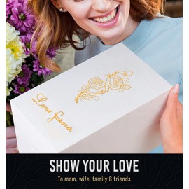 Norcalway from Daughter, Son, Husband - Beauty and The Beast Rose in Glass Dome - Birthday Gifts, Wedding, Anniversary Decorations - Beauty and The Beast Gift