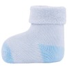 Ewers 3-pk newborn socks terry icy blue
