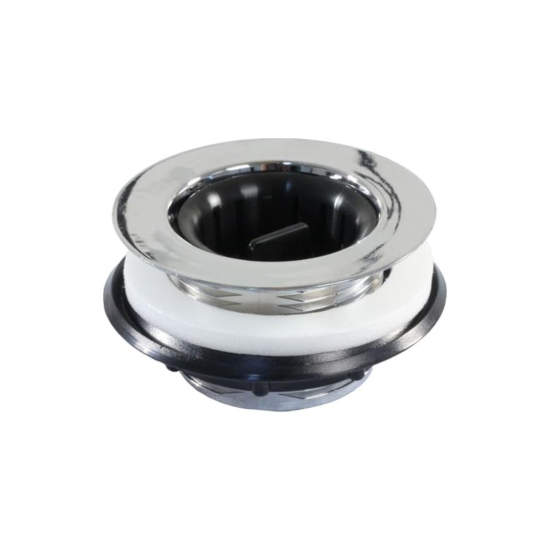 JR Products 95035 Strainer with Threaded Basket - Chrome