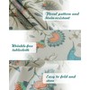 LIVETTY Wipe Clean Table Cloth, Fabric Table Cloth Rectangle Table