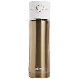 Thermos 16 oz Sip Stainless Steel Drink Bottle, Gold